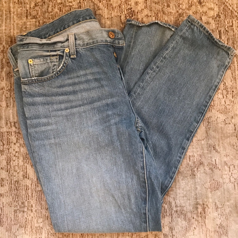 7 For All Mankind skinny boyfriend jeans